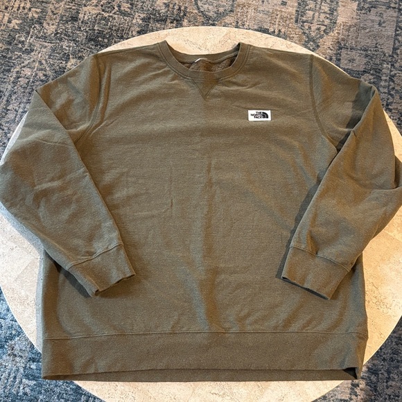 The North Face XL Men's olive Crewneck Sweater - Picture 1 of 9
